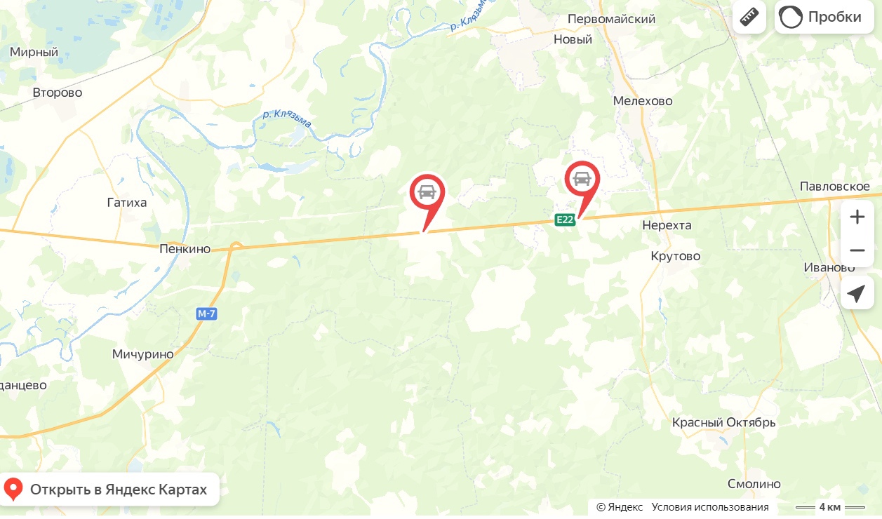 В Ковровском районе на 233-м км и 242-м км возводят одноуровневые развязки для безопасных разворотов