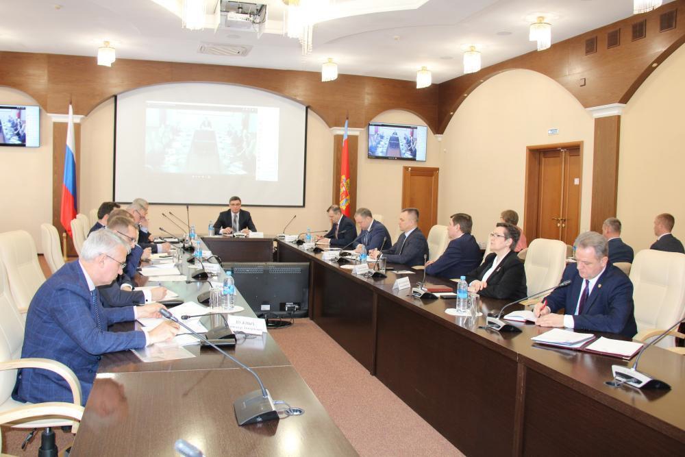оперативное совещание в Правительстве Владимирской области под председательством губернатора Александр Авдеев