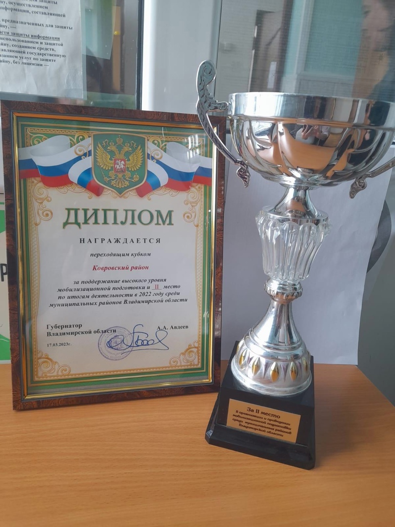 Ковровский район -"серебряный" призер смотра-конкурса по мобилизационной подготовке в 2022 году