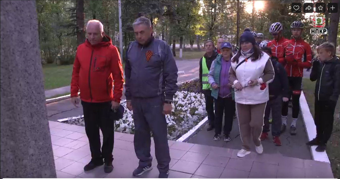В Ковровском районе состоялся Велопробег ко Дню памяти и скорби